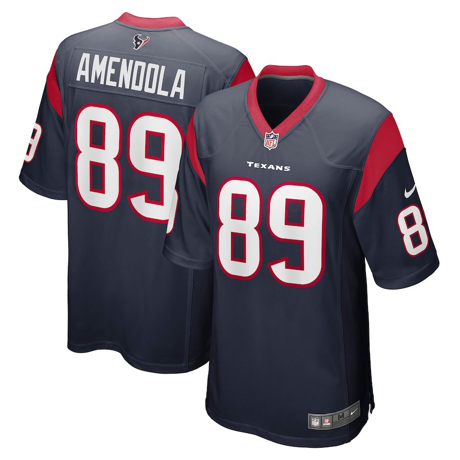 Men Houston Texans #89 Danny Amendola Nike Navy Game NFL Jersey->houston texans->NFL Jersey